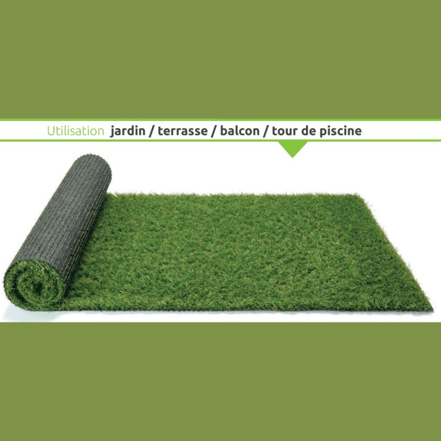 Gazon synthetique mèches longues 30 mm