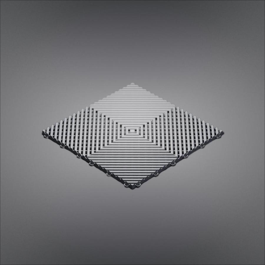 Dalle LOOK damier - Gris foncé