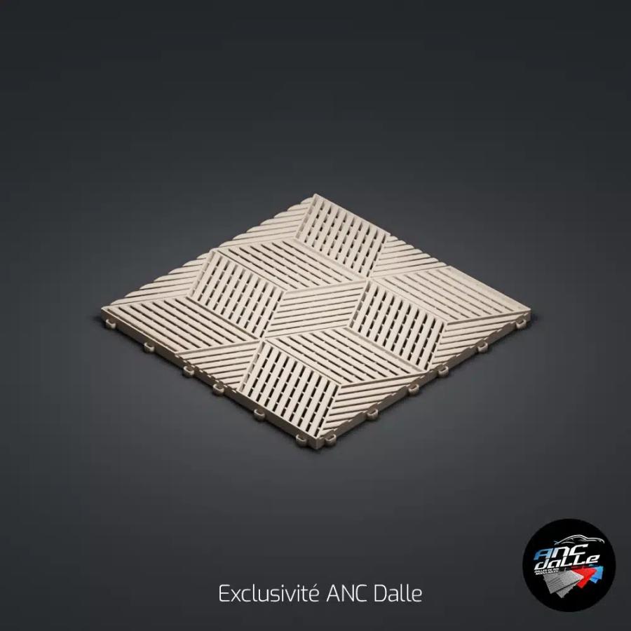 Dalle Cubique 3D - Beige 