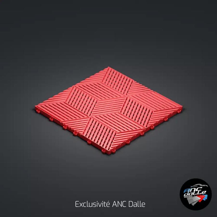 Dalle Cubique 3D - Rouge