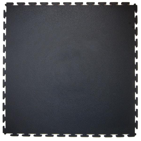 Dalle PVC - 52x52 cm - Noir - 4,5mm