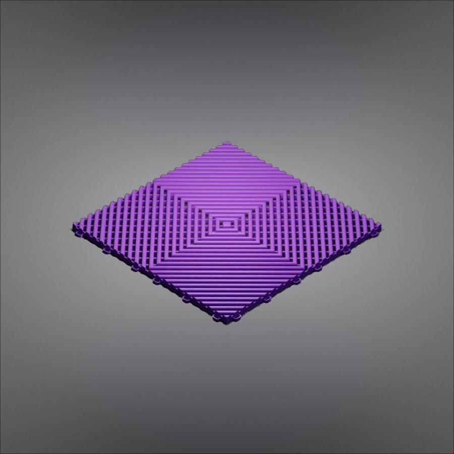 Dalle LOOK damier - Violet