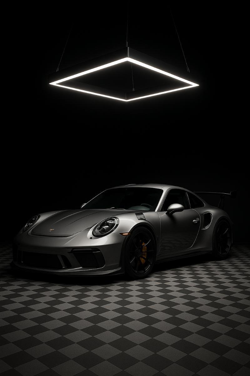 Plafonnier LED monobloc 60×60 cm - Blanc