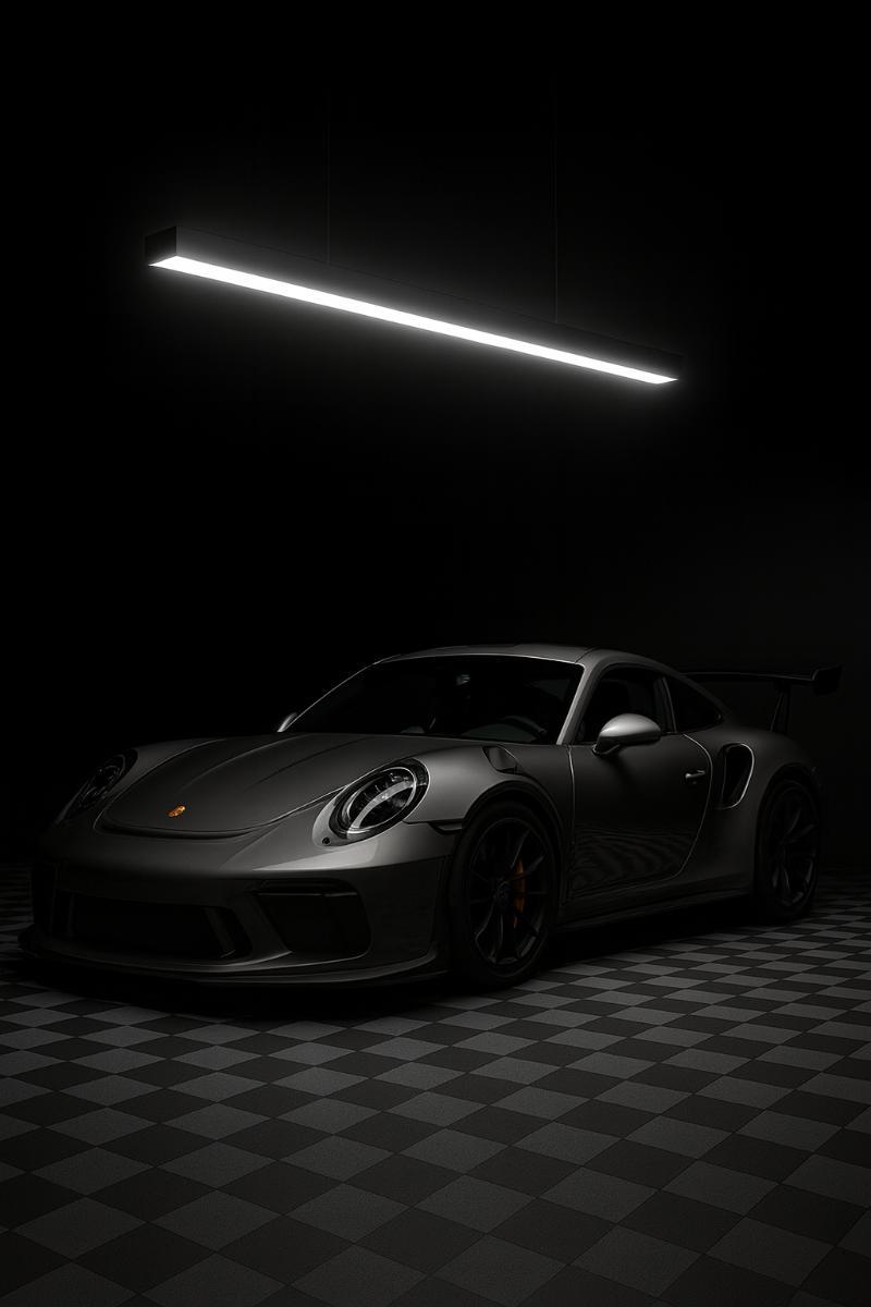 Barre LED Blanche Suspendue 1,2 m - Blanc