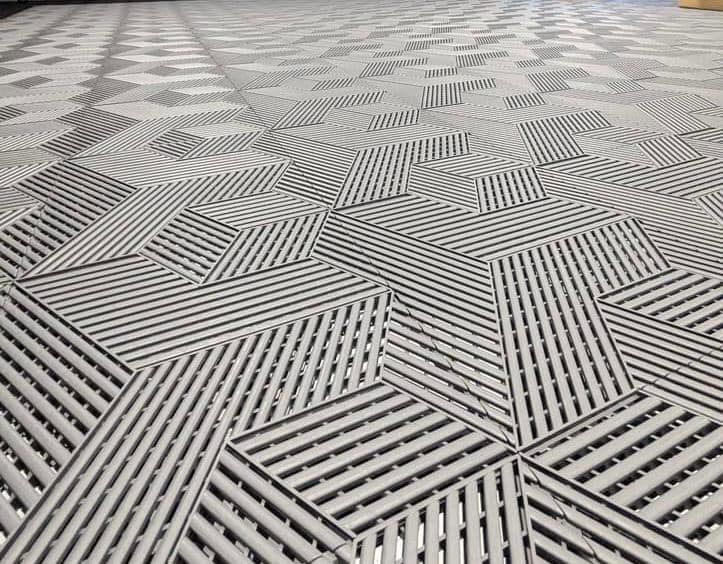 Dalles clipsables en polypropylène : La Solution idéale pour garage et extérieur